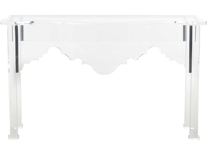 Jamie Merida Acrylic Clear Kensington Console Table