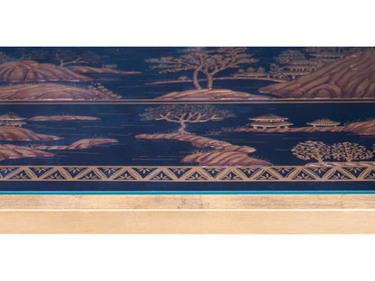 Jamie Merida Rectangular Glass Gold Coffee Table