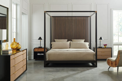 Caracole Classic Pinstripe Bed
