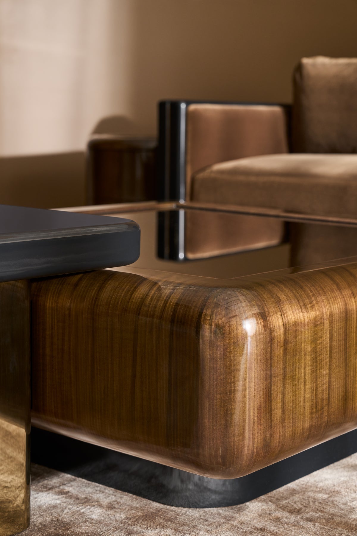 Caracole Classic Gelee Cocktail Table - Caramello