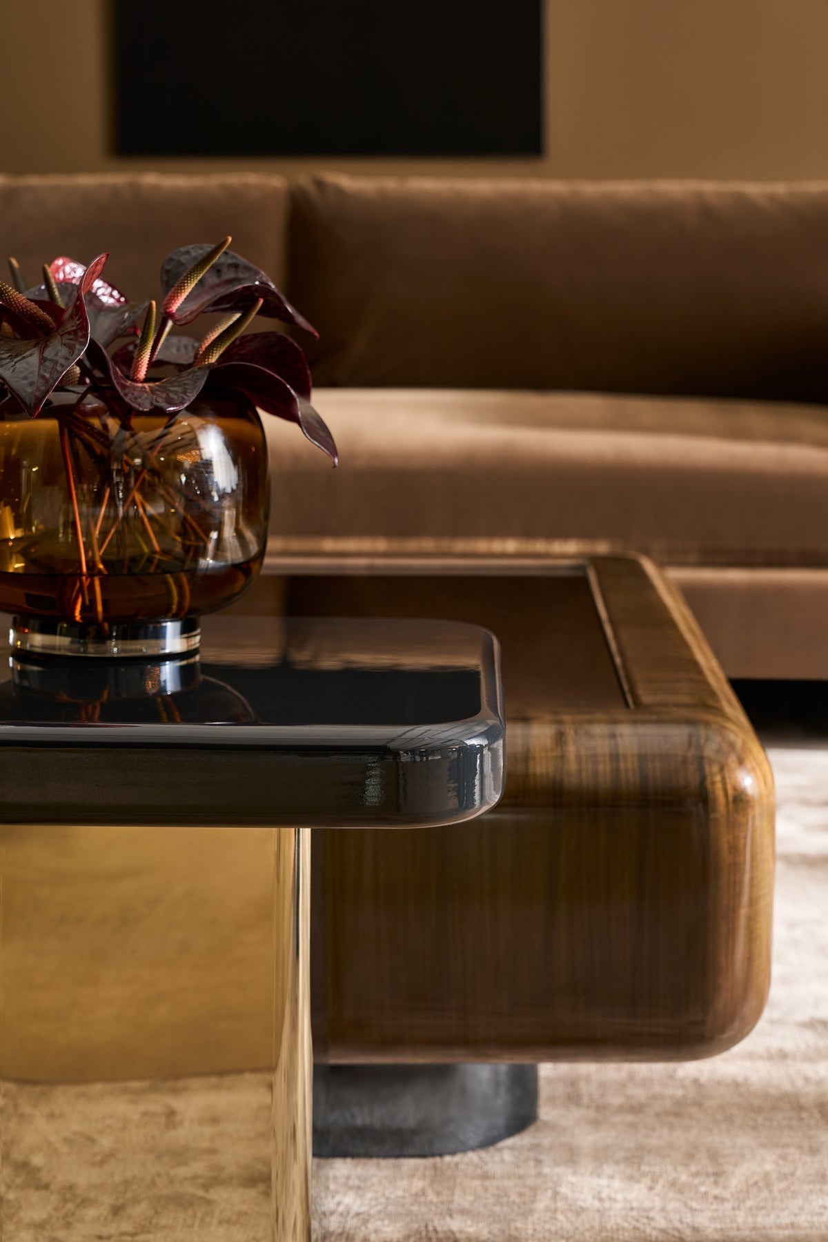 Caracole Classic Gelee Cocktail Table - Caramello