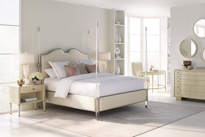 Caracole The Post is Clear Bed Open Box Item - Cal King
