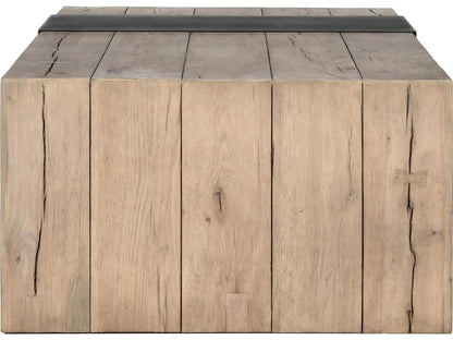 Danica Rectangle Coffee Table Reclaimed Oak and Iron