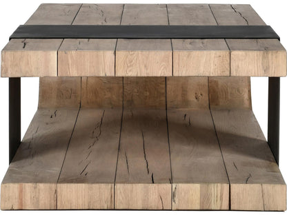 Danica Rectangle Coffee Table Reclaimed Oak and Iron