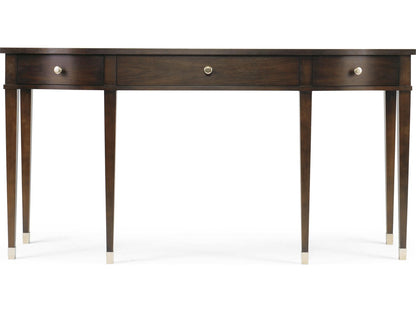 Tribeca Rectangular Console Table with Three Drawers in Tribeca Finish