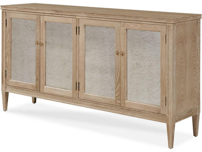 Maison '47 Mirror Front Sideboard in Blonde Cerused Oak