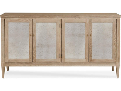 Maison '47 Mirror Front Sideboard in Blonde Cerused Oak
