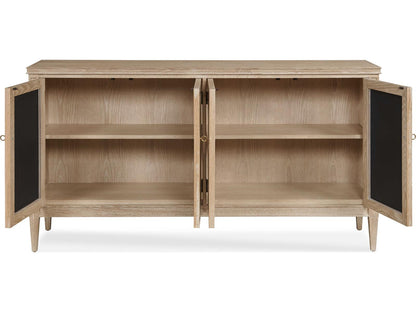 Maison '47 Mirror Front Sideboard in Blonde Cerused Oak