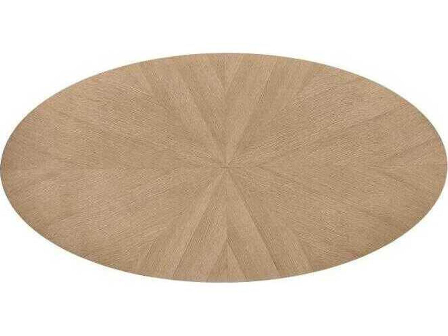 Maison 47 Oval Coffee Table Blonde Cerused
