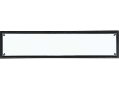 Thomas O'Brien Jennings Glass Console Table in Black and Gold