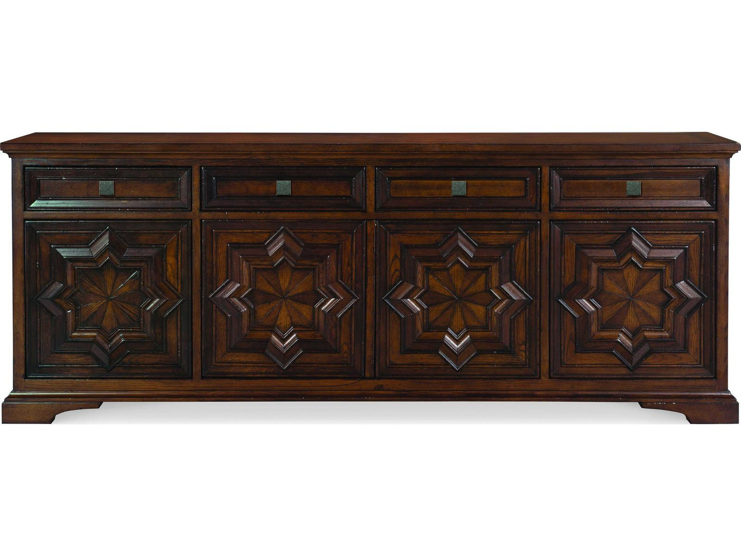 Casa Bella Carved Credenza Sierra Finish
