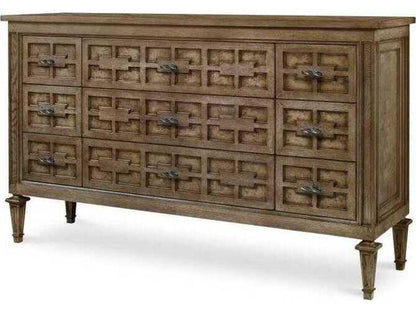 Casa Bella Burl Dresser in Timber Grey