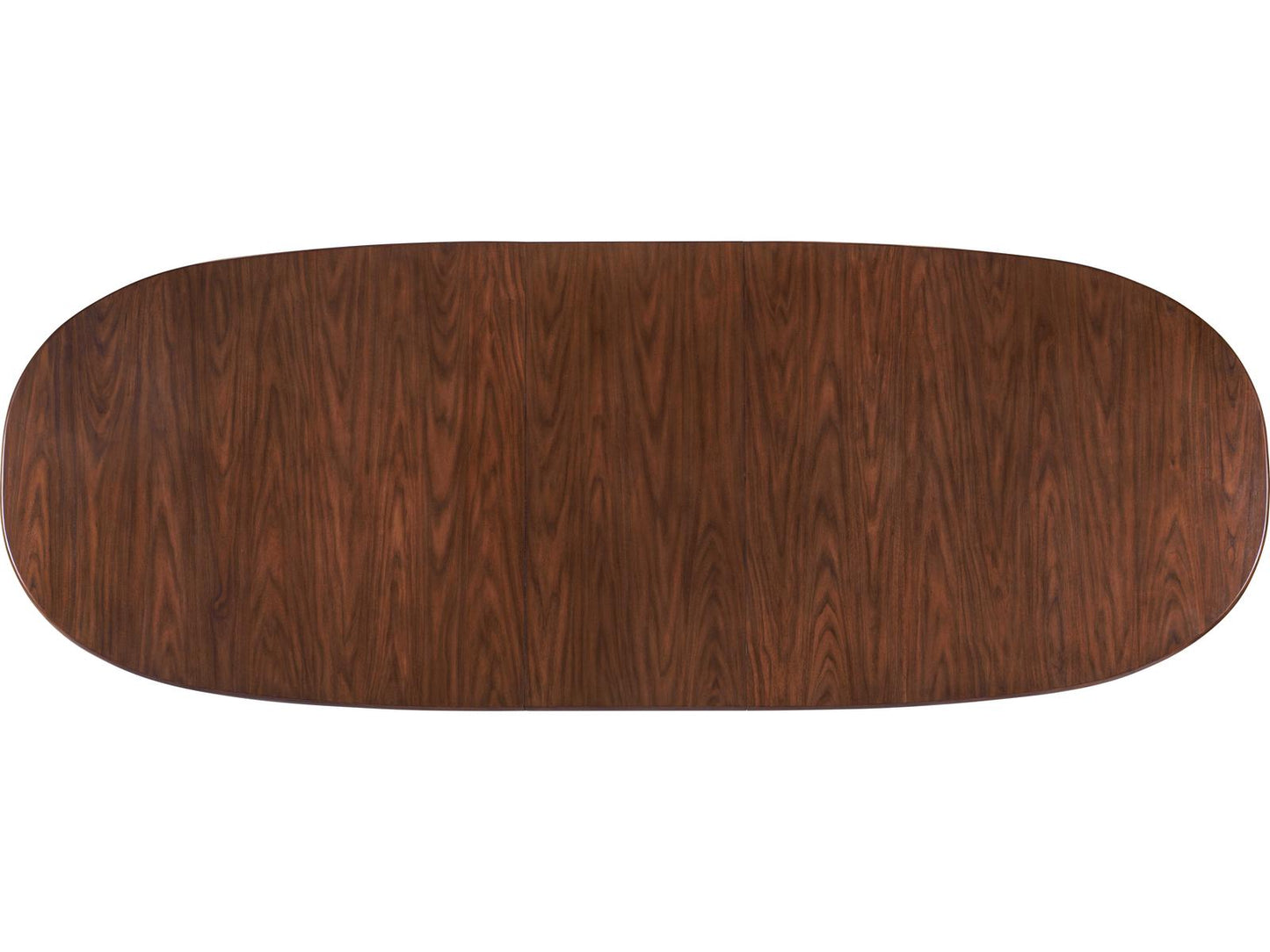 Quentin Oval Dining Table in Walnut with Extension Leaf