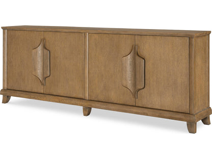 Cyrus Four Door Credenza in Natural Oak