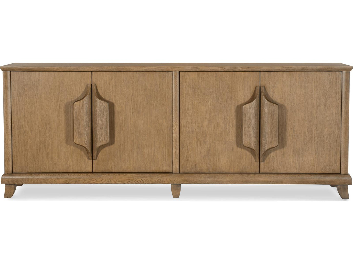 Cyrus Four Door Credenza in Natural Oak
