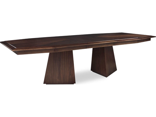 Compositions Rectangle Dining Table 88-Inch Walnut and Sycamore