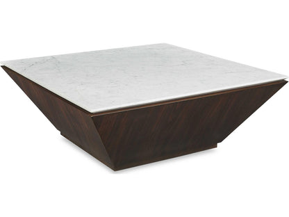 Compositions Square Coffee Table with Marble Top