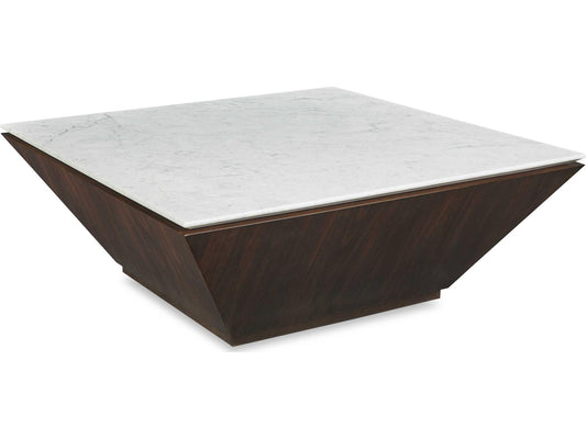 Compositions Square Coffee Table with Marble Top