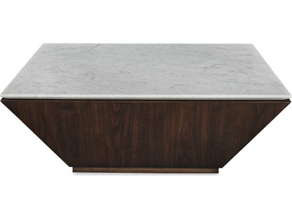 Compositions Square Coffee Table with Marble Top