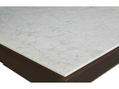 Compositions Square Coffee Table with Marble Top