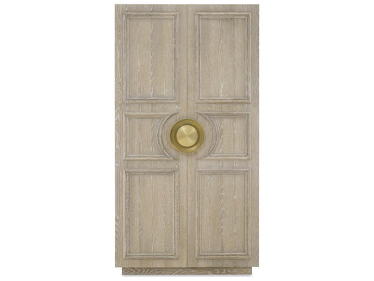 Cadence Wardrobe Armoire in Sand Cerused Oak