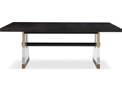 Cadence Rectangle Extendable Dining Table in Mocha Finish