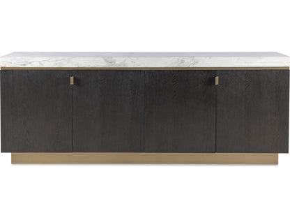 Cadence Credenza Mocha Oak and Marble