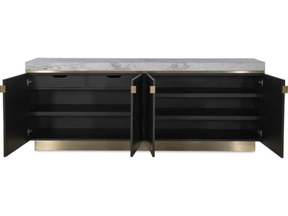 Cadence Credenza Mocha Oak and Marble