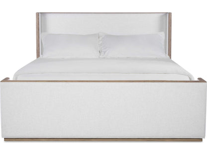 Monterey Hawthorne Upholstered King Bed in Light White Oak
