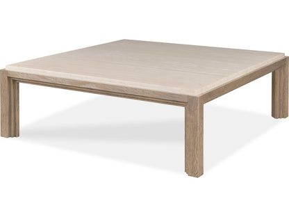 Monterey Square Wood Coffee Table Hawthorne Light