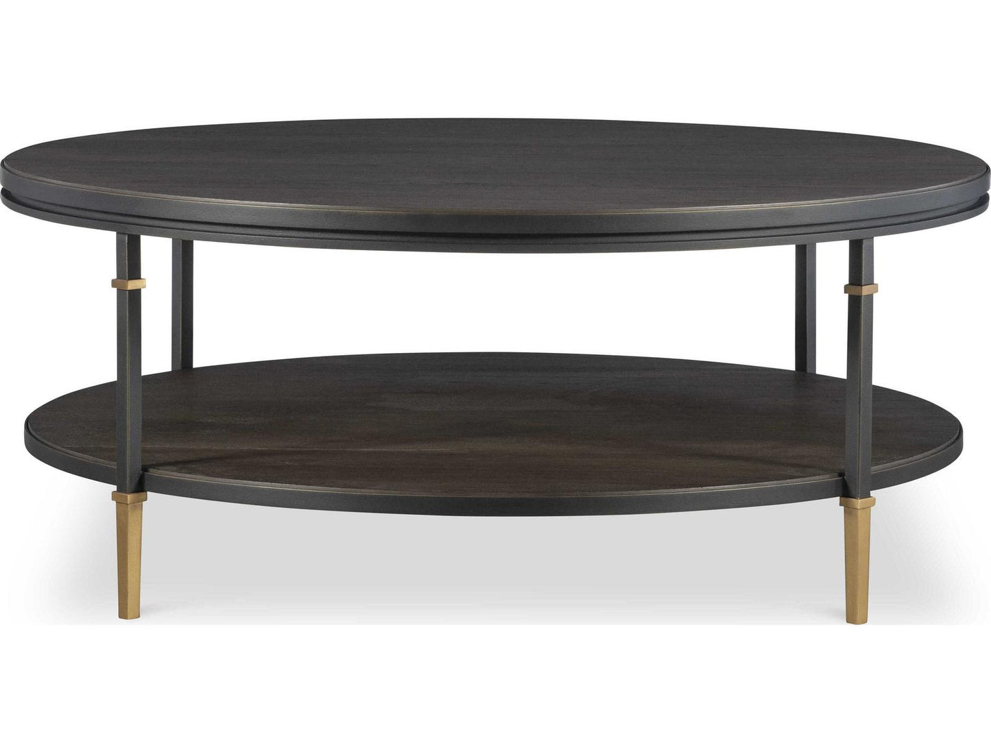 Monterey Round Wood Coffee Table Hawthorne Dark