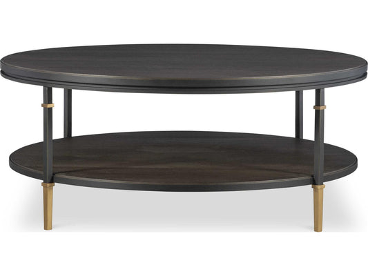 Monterey Round Wood Coffee Table Hawthorne Dark