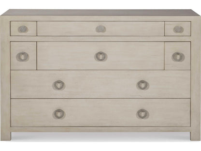 Chatham 8-Drawer Chest Peninsula in Mahogany with Pewter Hardware