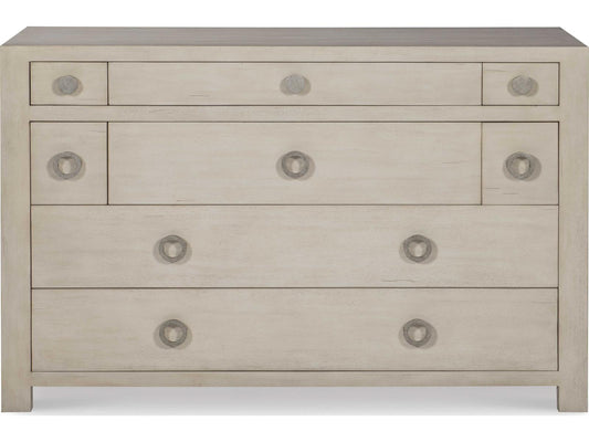 Chatham 8-Drawer Chest Peninsula in Mahogany with Pewter Hardware