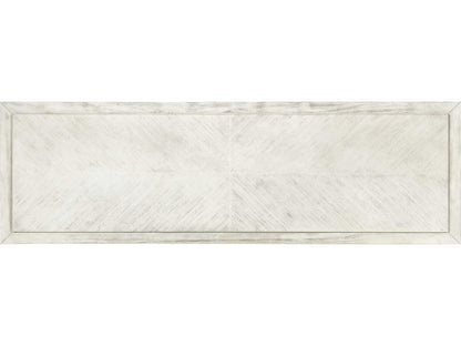 Curate Atlas Six Drawer Dresser in Off White with Raffia