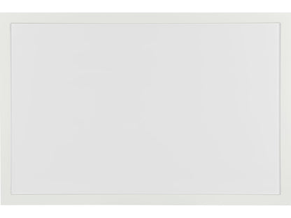 Sail Rectangular Coffee Table in White with Tempered Glass