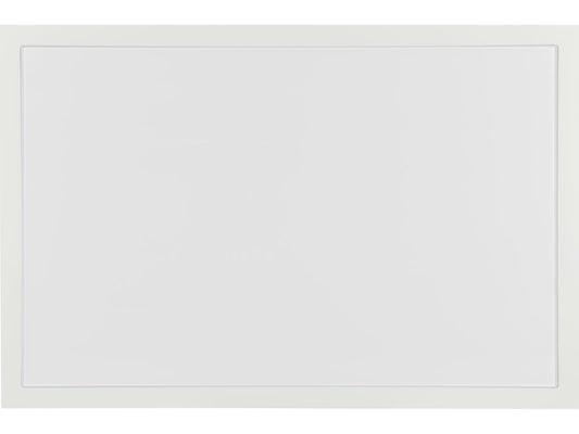 Sail Rectangular Coffee Table in White with Tempered Glass