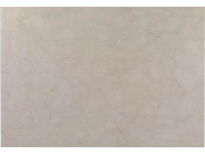 Grand Tour Rectangle Coffee Table in White Onyx Stone and Bronze