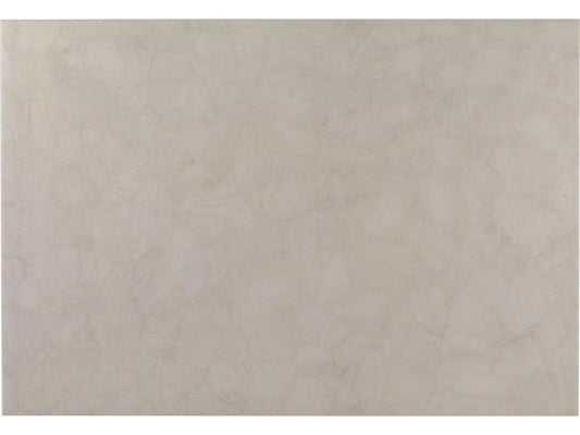 Grand Tour Rectangle Coffee Table in White Onyx Stone and Bronze
