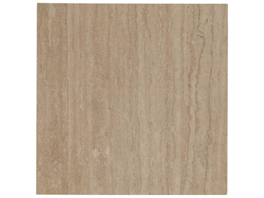 Grand Tour Ascoli Square Accent Table in Travertine