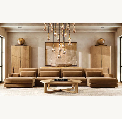 Raindrops Round Chandelier 18"