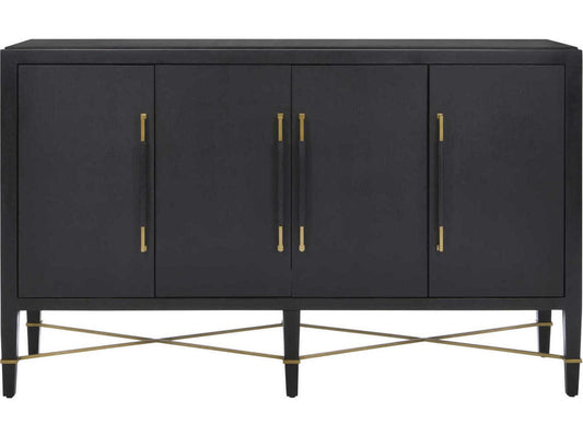 Vistas 67 Black Lacquered Linen Champagne Metal Sideboard,"<div class="flex flex-col max-w-1/4">
<span class="w-full text-base font-semibold mb-2">Features</span><ul class="list-disc pl-5"><li class="text-sm my-1"><div class="w-full html-content-container