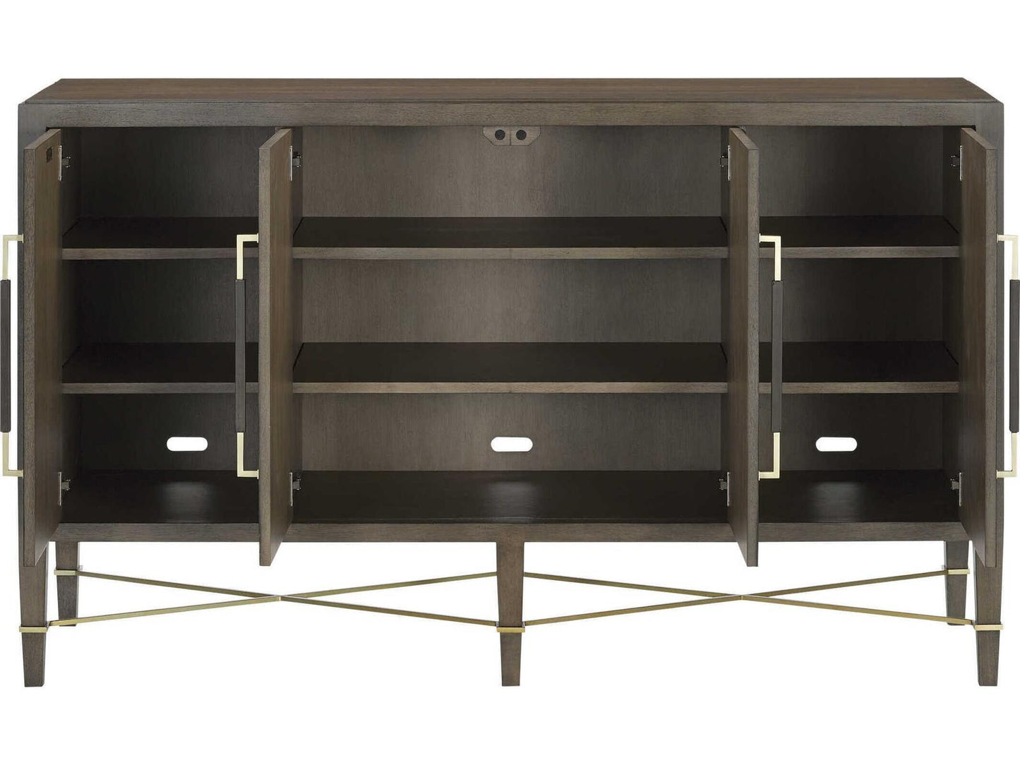 Vistas 67 Mahogany Wood Chanterelle Coffee Champagne Sideboard,"<div class="flex flex-col max-w-1/4">
<span class="w-full text-base font-semibold mb-2">Features</span><ul class="list-disc pl-5"><li class="text-sm my-1"><div class="w-full html-content-cont