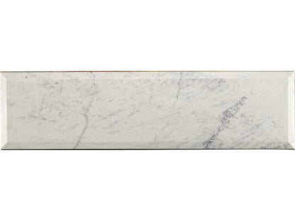 Currey and Company Oblique Marble Console Table in Natural and Antique Brass
