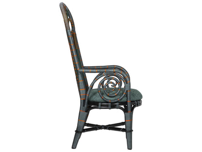 Benin Green Accent Chair
