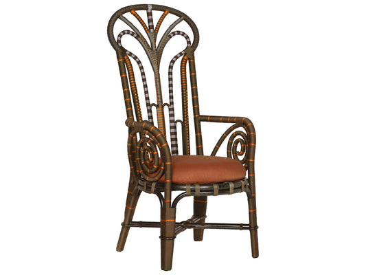 Benin Brown Accent Chair