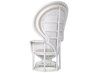 Emanuelle White Accent Chair