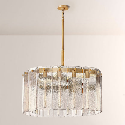 Belamet Glass Round Chandelier 36"D
