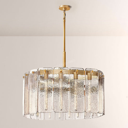 Belamet Glass Round Chandelier 36"D