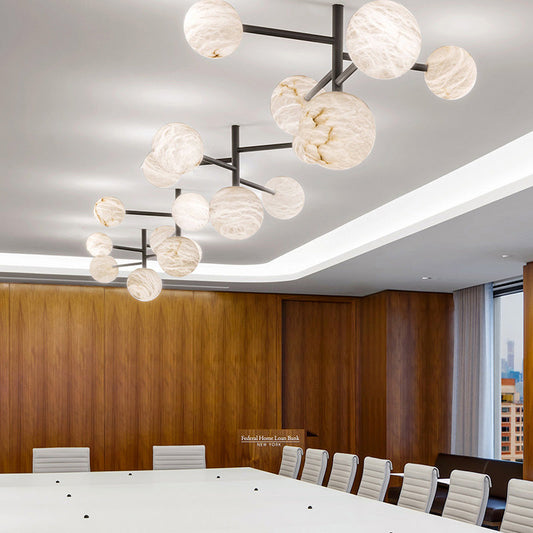 Alabaster Modern Artistic Chandelier Light